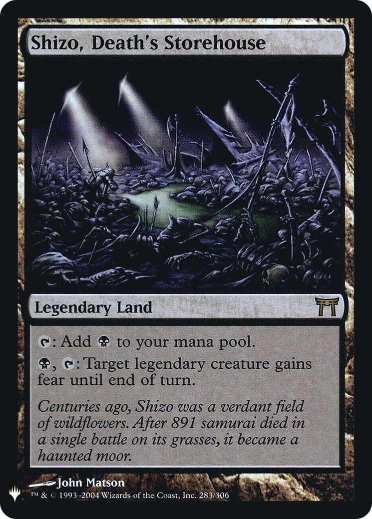 {R} Shizo, Death's Storehouse [Mystery Booster][LS CHK 283]