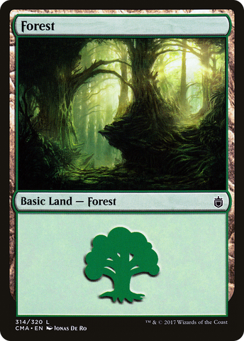 {B}[CMA 314] Forest (314) [Commander Anthology]