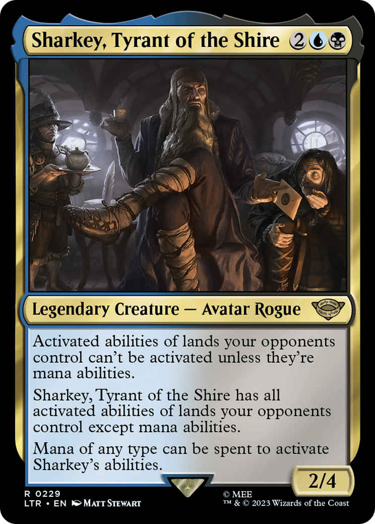 {R} Sharkey, Tyrant of the Shire [The Lord of the Rings: Tales of Middle-Earth][LTR 229]