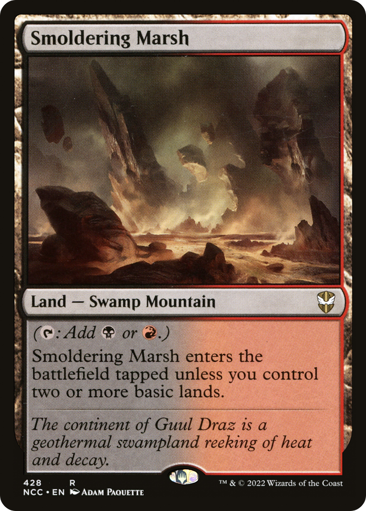 {R} Smoldering Marsh [Streets of New Capenna Commander][NCC 428]