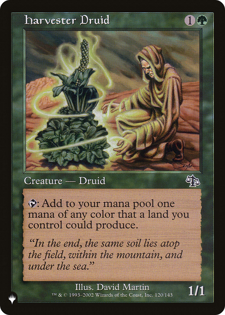 Harvester Druid [LIST 120/143]