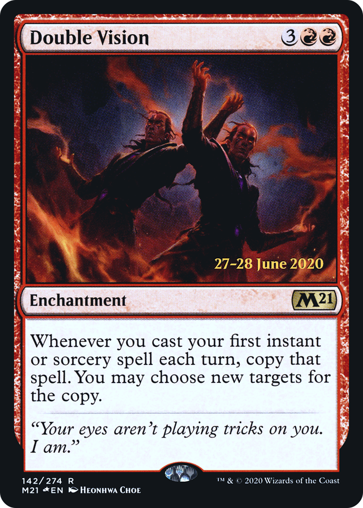 {R} Double Vision [Core Set 2021 Prerelease Promos][PR M21 142]