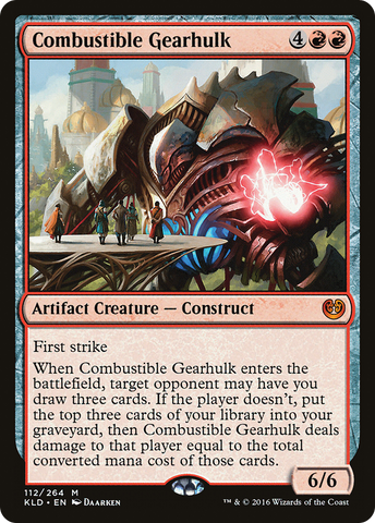 {R} Combustible Gearhulk [Kaladesh][KLD 112]
