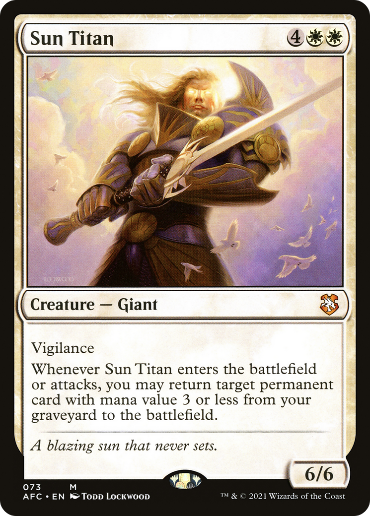 {R} Sun Titan [Dungeons & Dragons: Adventures in the Forgotten Realms Commander][AFC 073]