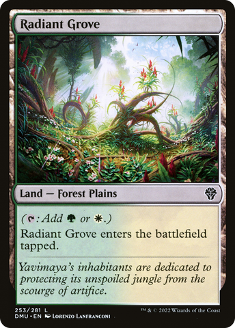 {C} Radiant Grove [Dominaria United][DMU 253]
