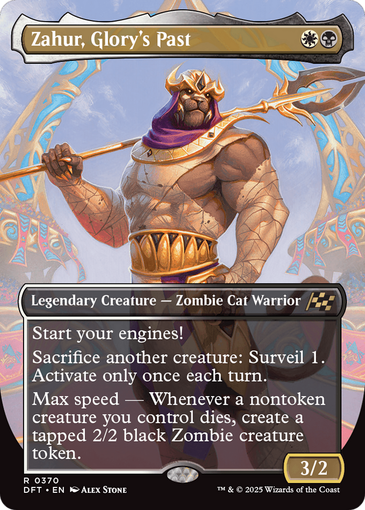 {@R} Zahur, Glory's Past (Borderless) [Aetherdrift][DFT 370]