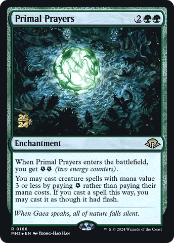 {R} Primal Prayers [Modern Horizons 3 Prerelese Promos][PR PMH3 166]