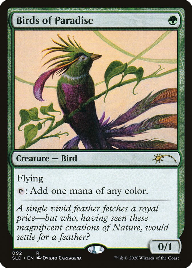 {R} Birds of Paradise (092) [Secret Lair Drop Series][SLD 092]
