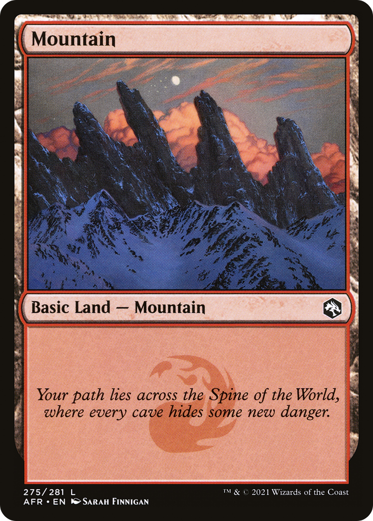 {B}[AFR 275] Mountain (275) [Dungeons & Dragons: Adventures in the Forgotten Realms]