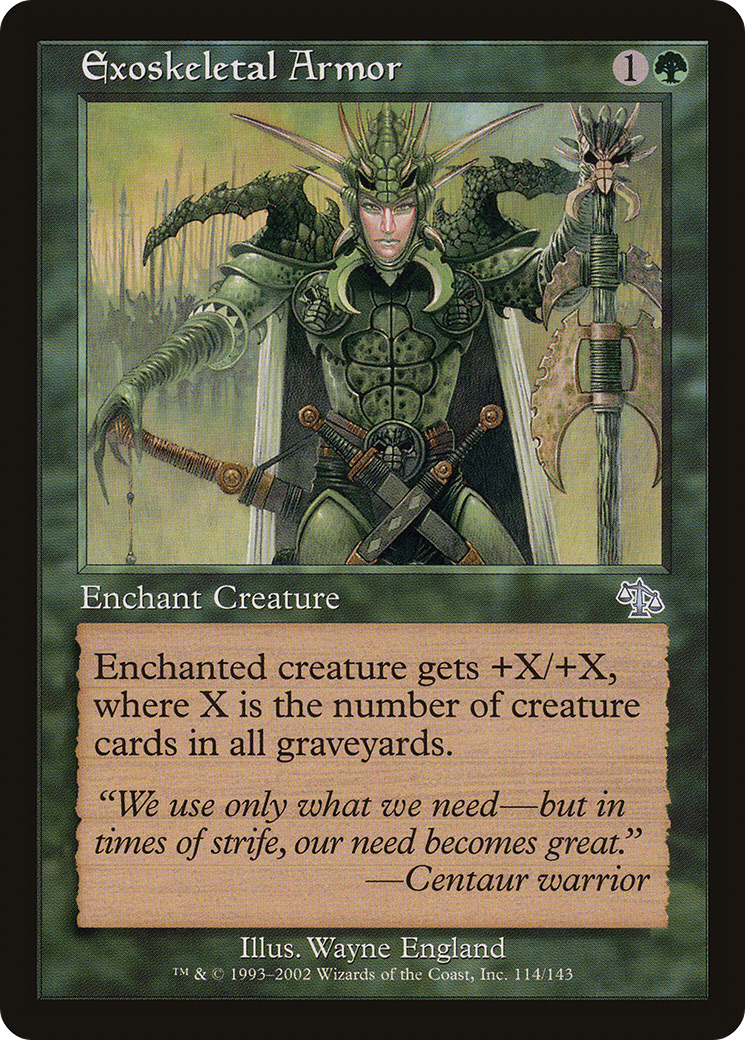 {C} Exoskeletal Armor [Judgment][JUD 114]