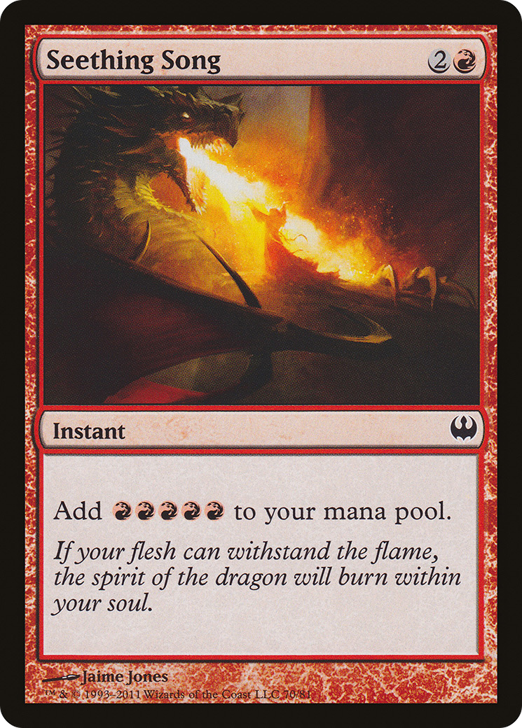 {C} Seething Song [Duel Decks: Knights vs. Dragons][DDG 070]