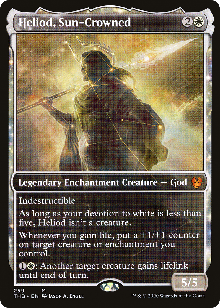 {R} Heliod, Sun-Crowned (Showcase) [Theros Beyond Death][THB 259] - Misty Mountain Games