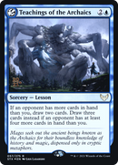 {R} Teachings of the Archaics [Strixhaven: School of Mages Prerelease Promos][PR STX 057]