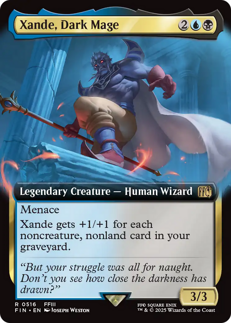 {@R} Xande, Dark Mage (Extended Art) [FINAL FANTASY][FIN 516]