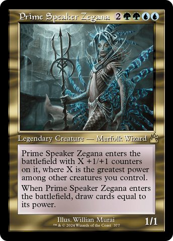 {R} Prime Speaker Zegana (Retro Frame) [Ravnica Remastered][RVR 377]
