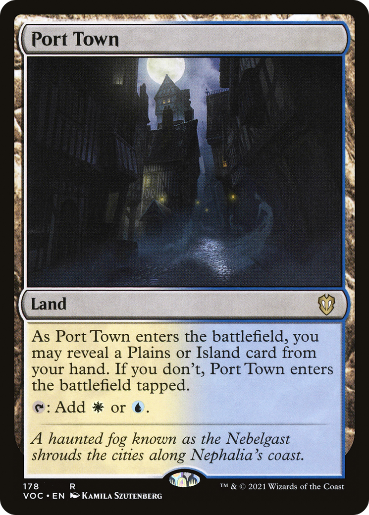 {R} Port Town [Innistrad: Crimson Vow Commander][VOC 178]