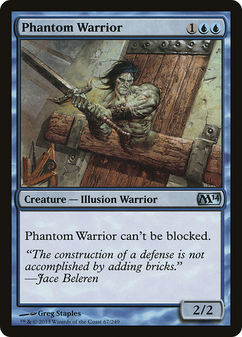 {C} Phantom Warrior [Magic 2014][M14 067]