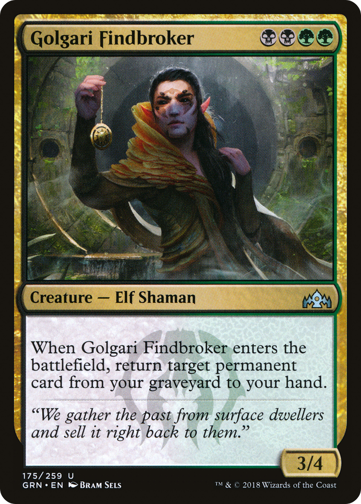 {C} Golgari Findbroker [Guilds of Ravnica][GRN 175]