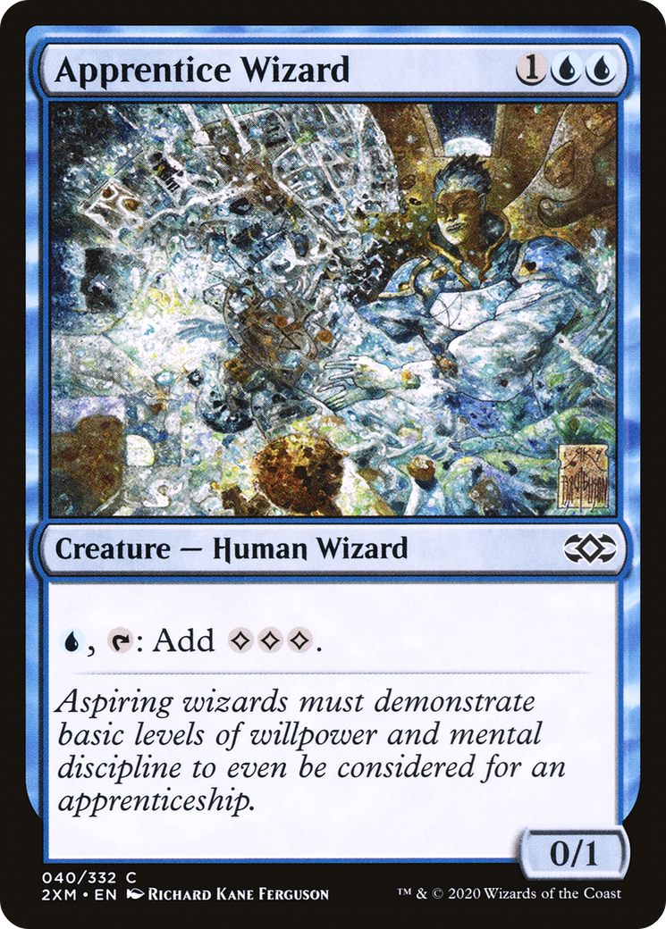 {C} Apprentice Wizard [Double Masters][2XM 040]