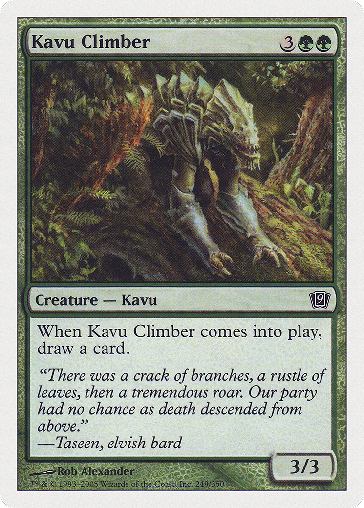 {C} Kavu Climber [Ninth Edition][9ED 249]