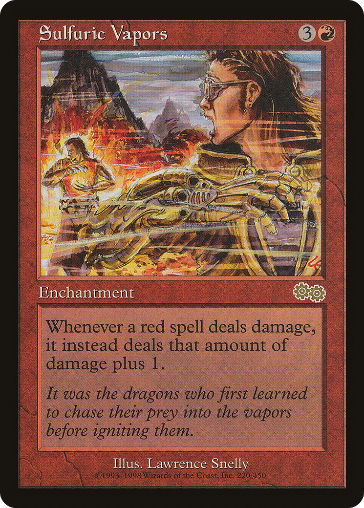 {R} Sulfuric Vapors [Urza's Saga][USG 220]