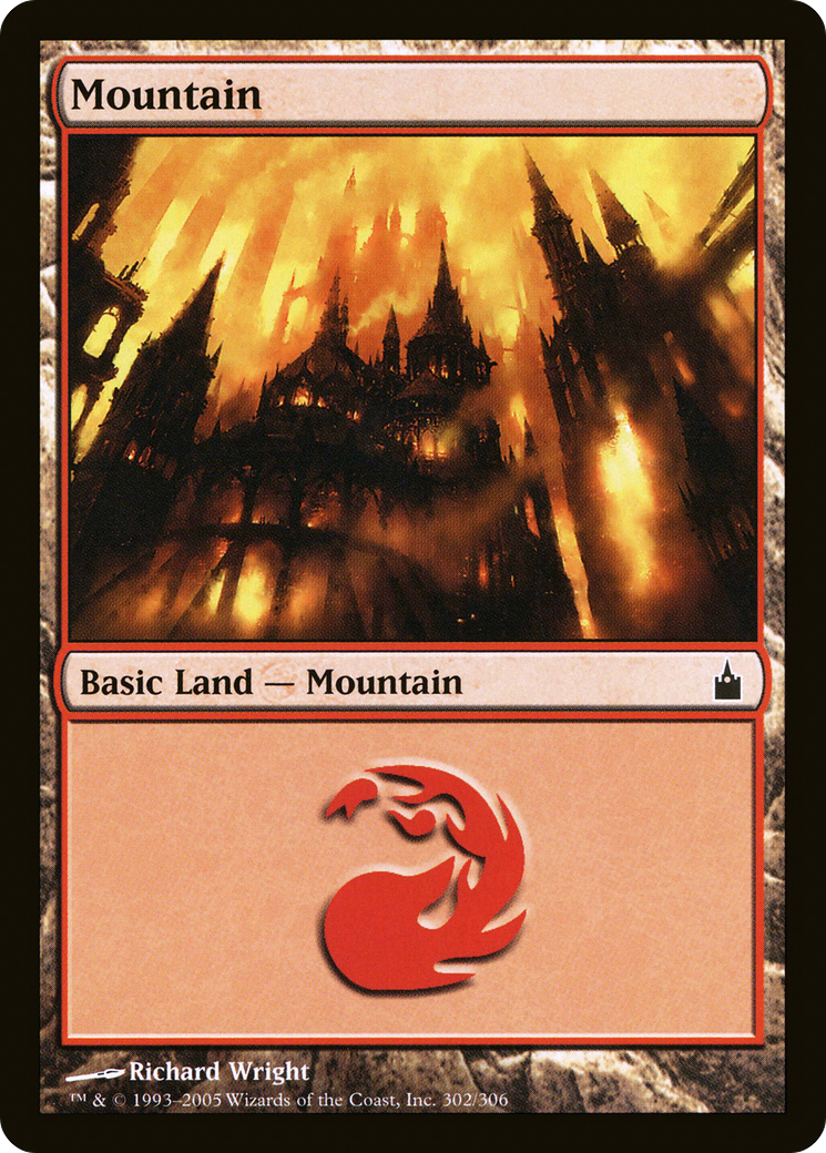 {B}[RAV 302] Mountain (302) [Ravnica: City of Guilds]