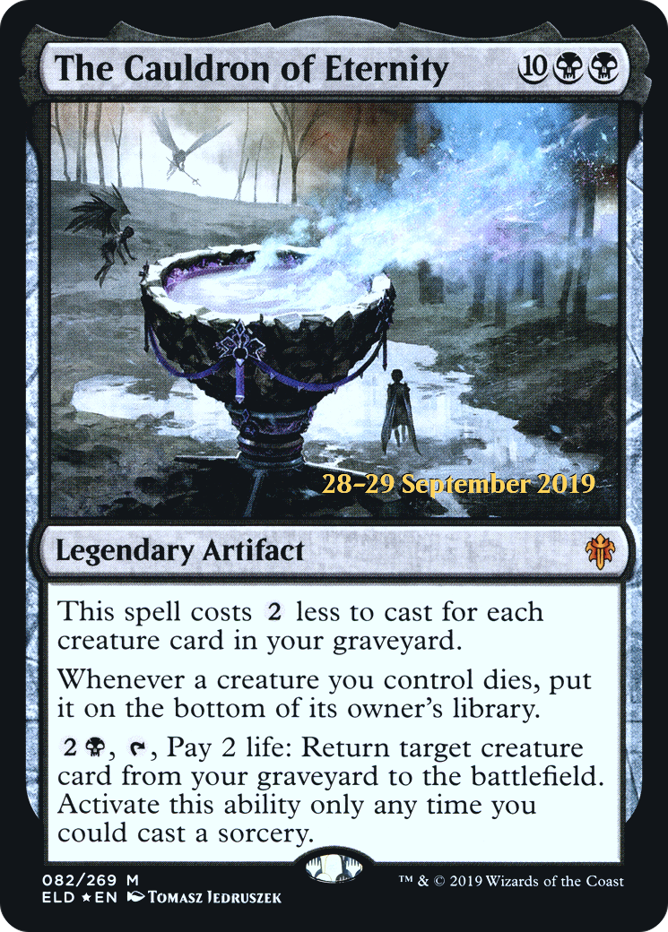 {R} The Cauldron of Eternity [Throne of Eldraine Prerelease Promos][PR ELD 082]