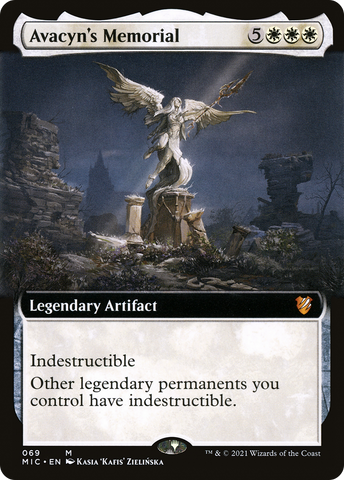 {R} Avacyn's Memorial (Extended Art) [Innistrad: Midnight Hunt Commander][MIC 069]