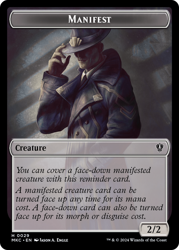 {T} Insect (0016) // Manifest Double-Sided Token [Murders at Karlov Manor Commander Tokens][TMKC 16//29]