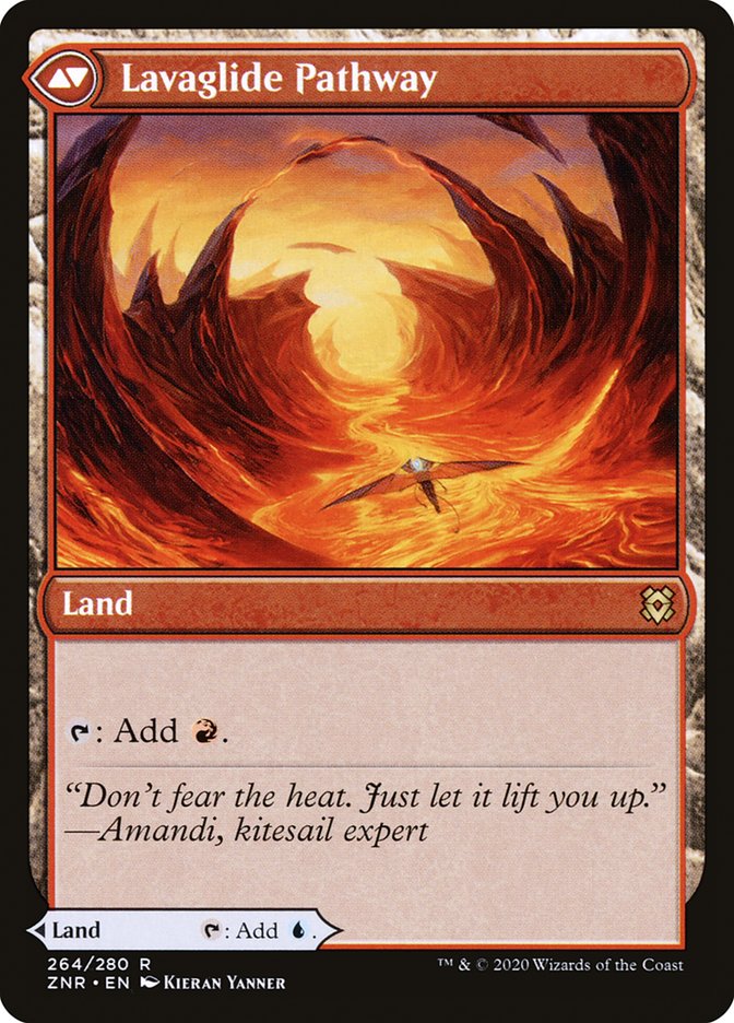 {R} Riverglide Pathway // Lavaglide Pathway [Zendikar Rising][ZNR 264]