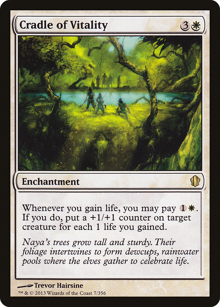 {R} Cradle of Vitality [Commander 2013][C13 007]