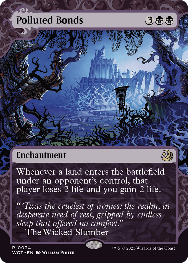 {R} Polluted Bonds [Wilds of Eldraine: Enchanting Tales][WOT 034]