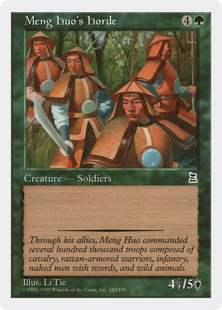 {C} Meng Huo's Horde [Portal Three Kingdoms][PTK 143]