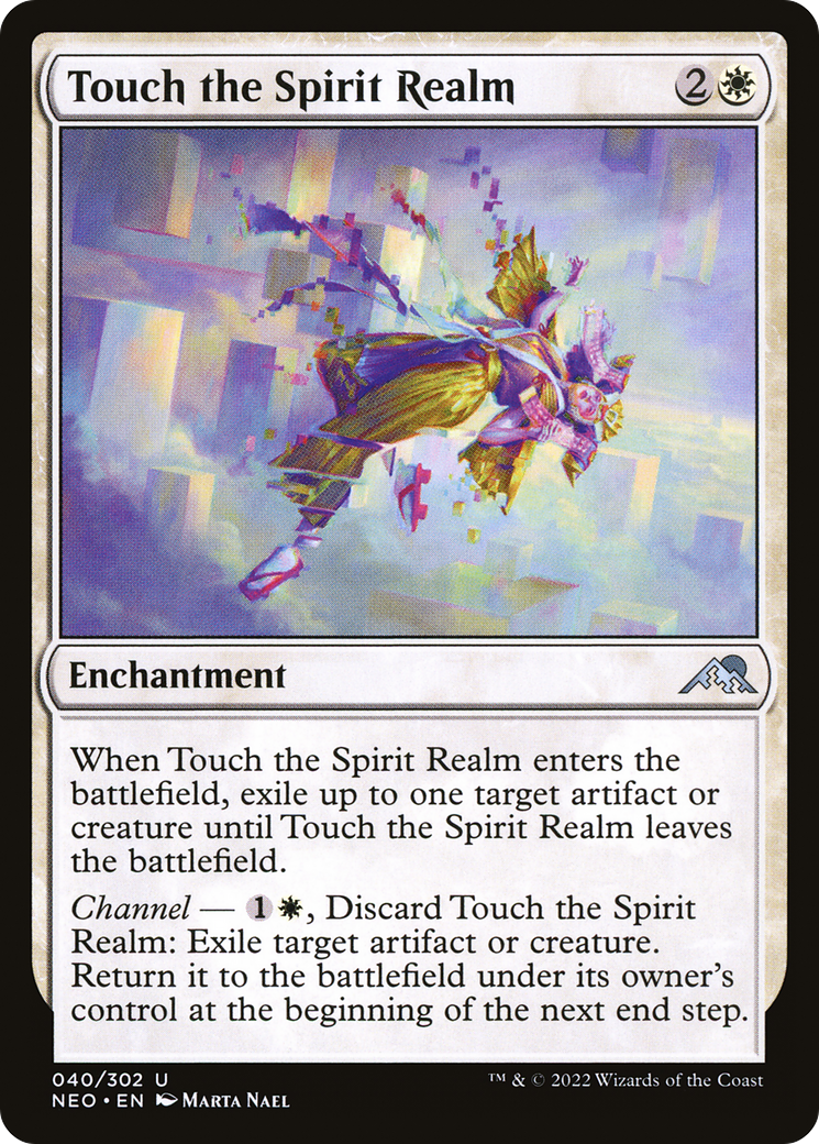 {C} Touch the Spirit Realm [Kamigawa: Neon Dynasty][NEO 040]