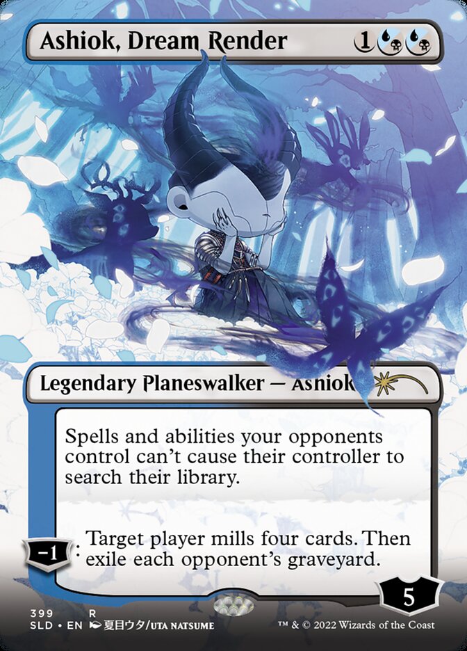 {R} Ashiok, Dream Render (Borderless) [Secret Lair Drop Series][SLD 399]