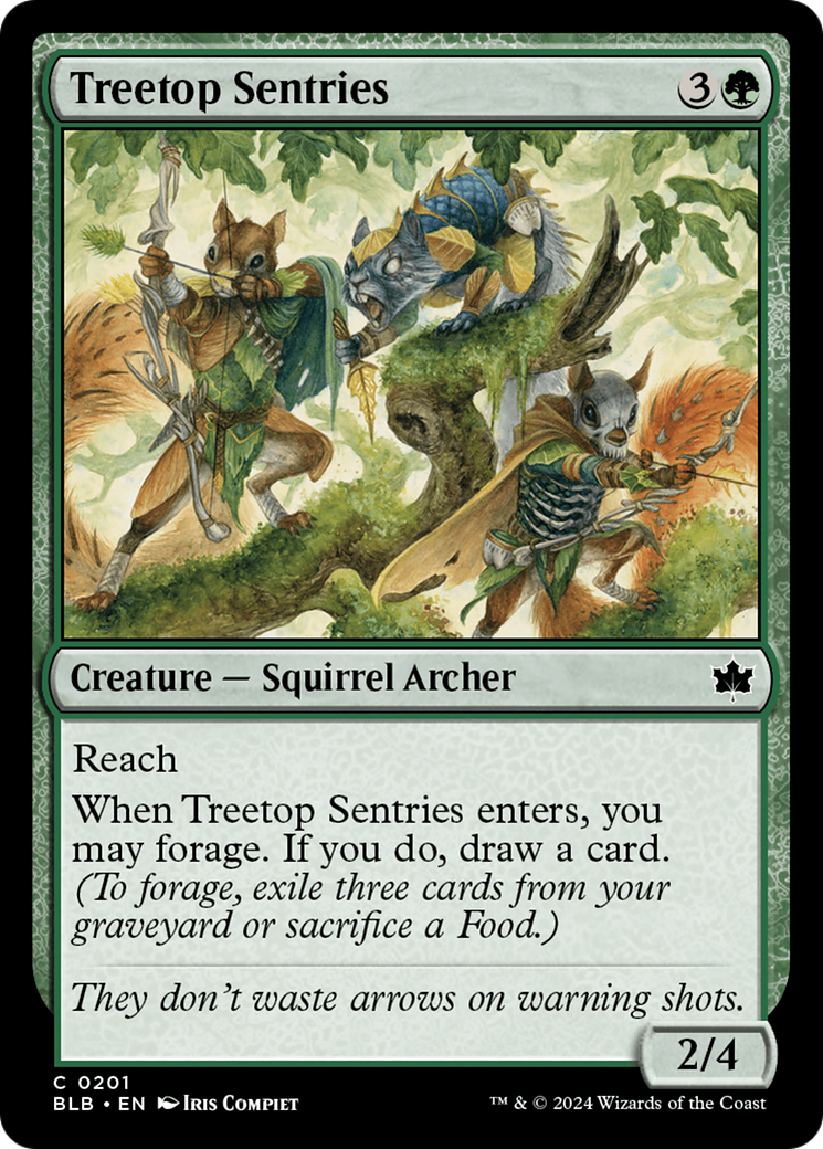 {@C} Treetop Sentries [Bloomburrow][BLB 201]
