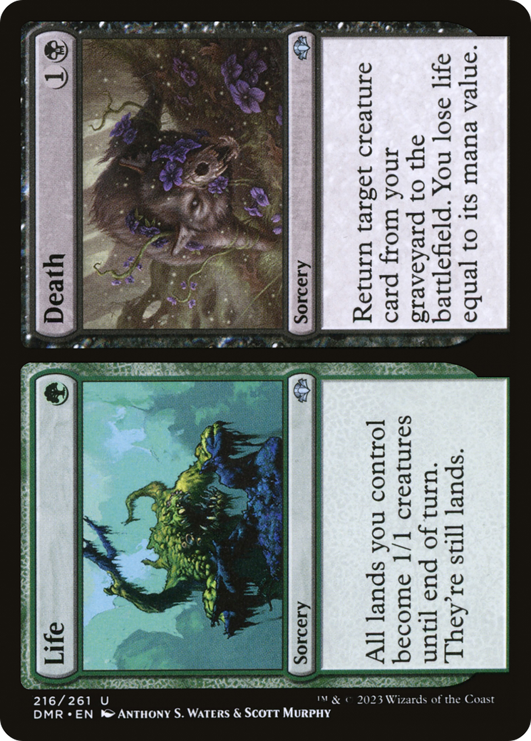 {C} Life // Death [Dominaria Remastered][DMR 216]