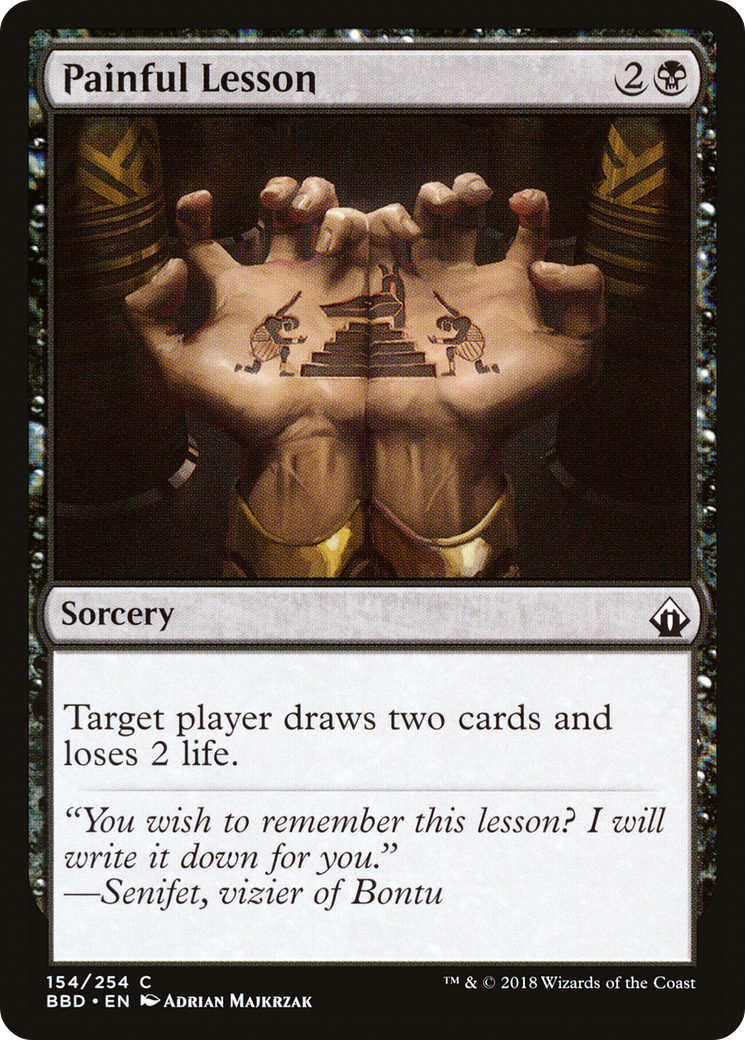 {C} Painful Lesson [Battlebond][BBD 154]