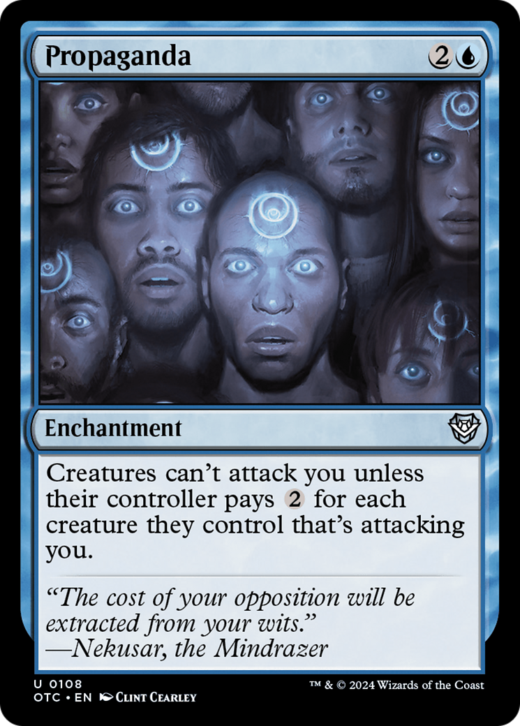 {C} Propaganda [Outlaws of Thunder Junction Commander][OTC 108]
