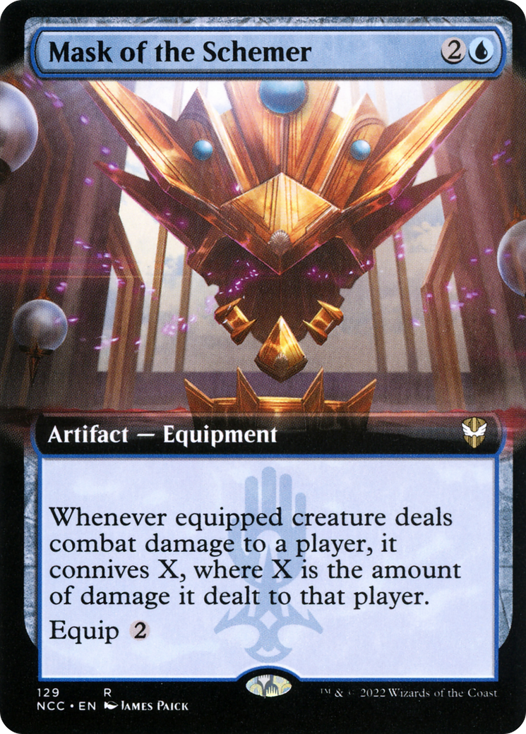 {R} Mask of the Schemer (Extended Art) [Streets of New Capenna Commander][NCC 129]
