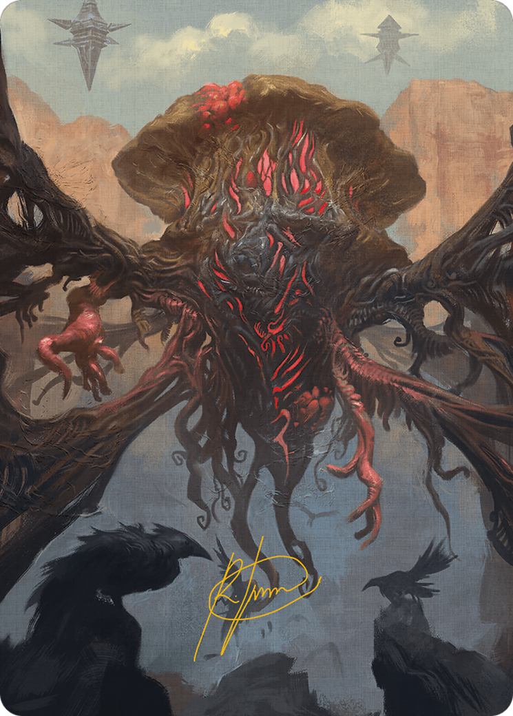 {A} Inversion Behemoth Art Card (Gold-Stamped Signature) [Modern Horizons 3 Art Series][GS AMH3 027]