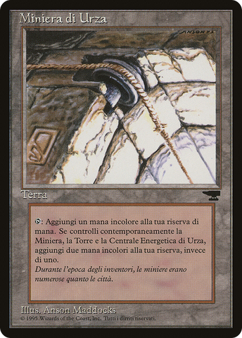 {C} Urza's Mine (Tower) (Italian) - "Miniera di Urza" [Rinascimento][RIN 178]