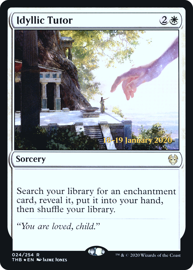 {R} Idyllic Tutor [Theros Beyond Death Prerelease Promos][PR THB 024]