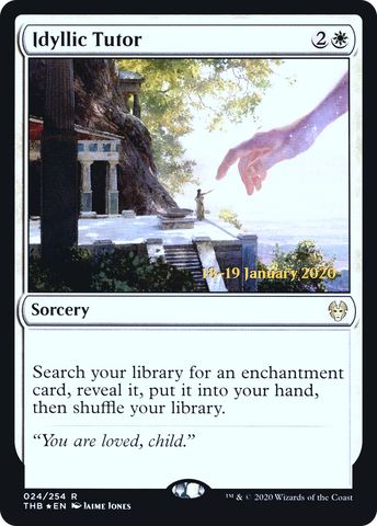 {R} Idyllic Tutor [Theros Beyond Death Prerelease Promos][PR THB 024]
