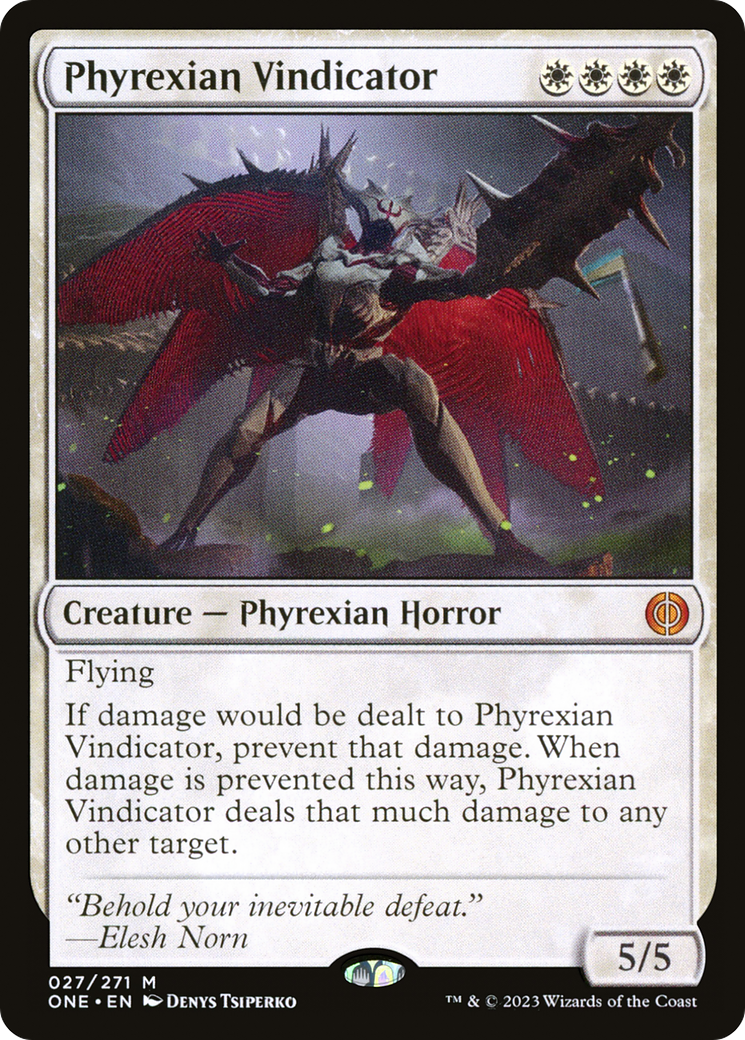 {R} Phyrexian Vindicator [Phyrexia: All Will Be One][ONE 027]