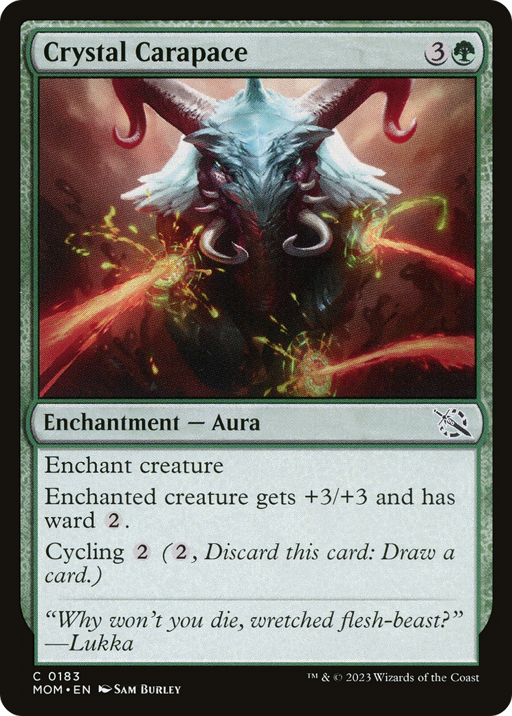{C} Crystal Carapace [March of the Machine][MOM 183]