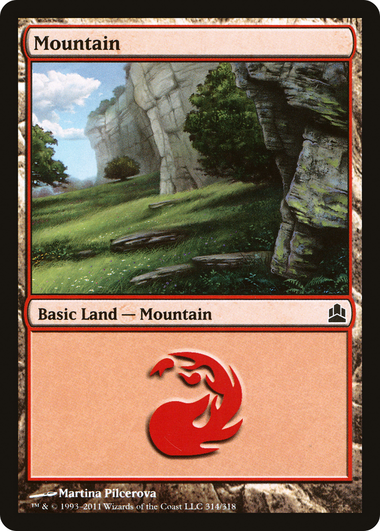 {B}[CMD 314] Mountain (314) [Commander 2011]