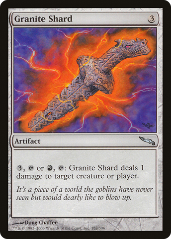 {C} Granite Shard [Mirrodin][MRD 182]