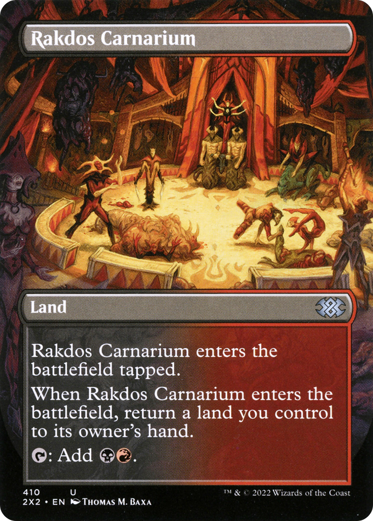 {C} Rakdos Carnarium (Borderless Alternate Art) [Double Masters 2022][2X2 410]