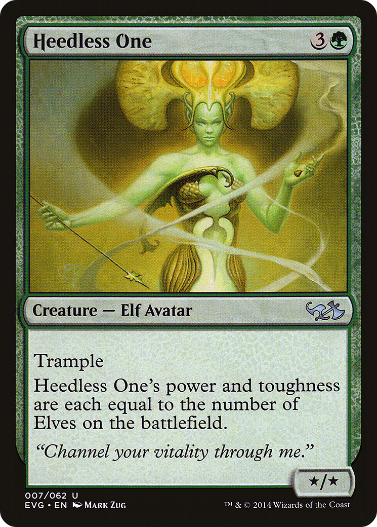 {C} Heedless One (Elves vs. Goblins) [Duel Decks Anthology][EVG 007]